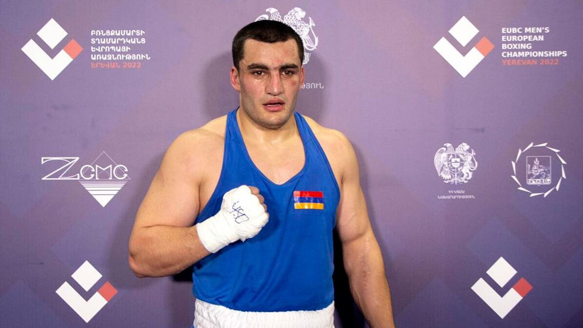 Нарек Манасян на Чемпионате Европы по боксу в Ереване - Sputnik Армения, 1920, 29.05.2022