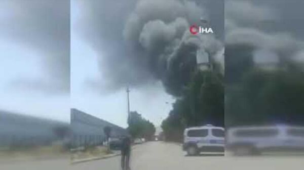 Пожар на заводе в турецкой Бурсе - Sputnik Армения