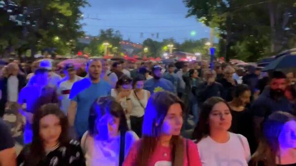 Стартовало шествие оппозиции в Ереване - Sputnik Армения