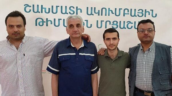 Արարատ Պետրոսյանը, Նորայր Շողիկյանը, Ռուբեն Մարգարյանը և Sputnik Արմենիայի խմբագիր Արա Նալբանդյանը։ - Sputnik Արմենիա
