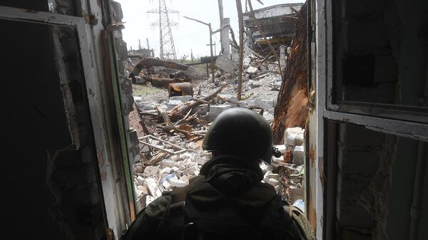 ՌԴ զինվորականն «Ազովստալ» գործարանի տարածքում. արխիվային լուսանկար - Sputnik Արմենիա