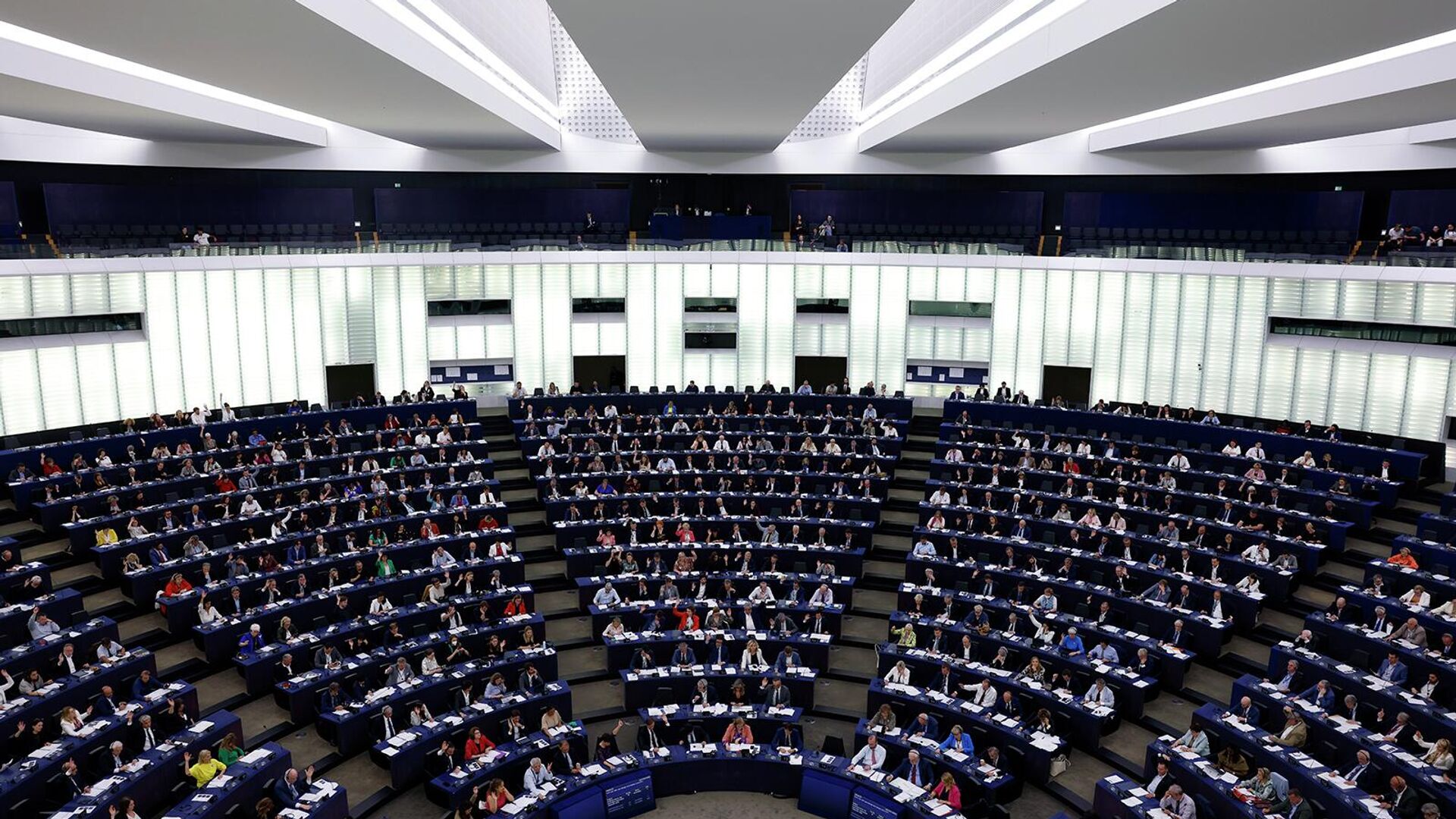 Голосование за планы по сокращению выбросов углерода в Европейском парламенте (8 июня 2022). Страсбург - Sputnik Армения, 1920, 23.06.2022