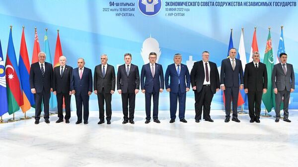 Вице-премьер Мгер Григорян принял участие в очередном заседании Экономического совета СНГ (10 июня 2022). Нур-Султан - Sputnik Армения