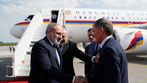 Премьер-министр Никол Пашинян с рабочим визитом прибыл в Республику Беларусь (20 июня 2022). Минск - Sputnik Армения