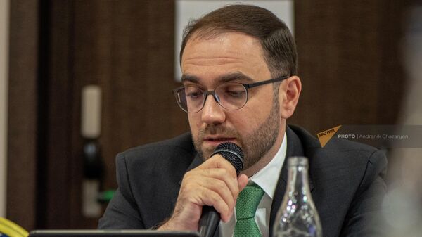 Виген Енокян на бизнес-форуме Армения и Удмуртия։ Doing Business (22 июня 2022). Еревaн - Sputnik Армения