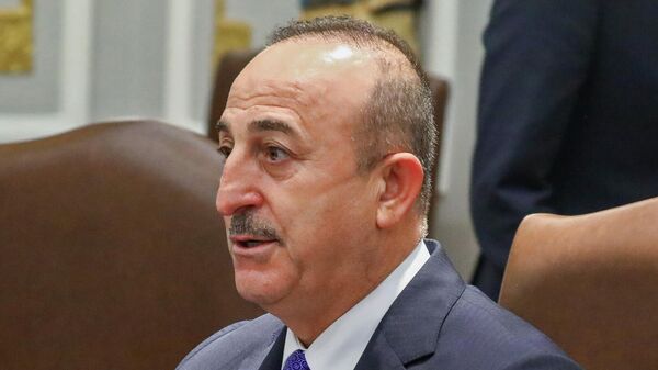 Министр иностранных дел Турции Мевлют Чавушоглу  - Sputnik Армения