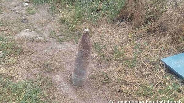 Обнаруженная бомба на улице Фанарджяна  - Sputnik Армения
