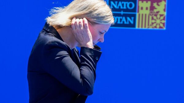 Премьер-министр Швеции Магдалена Андерссон прибывает на саммит НАТО (29 июня 2022). Мадрид - Sputnik Армения