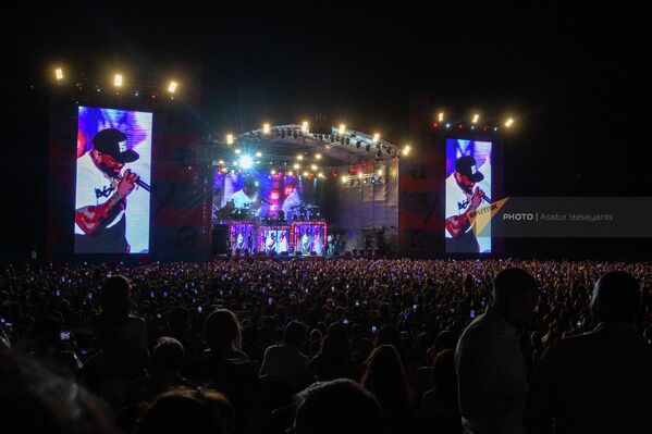 Концерт американского репера 50 Cent на стадионе Раздан - Sputnik Армения