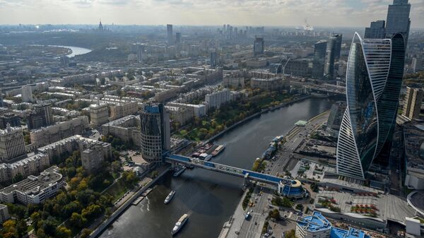 Вид на Москву-реку и деловой центр Москва-Сити - Sputnik Армения