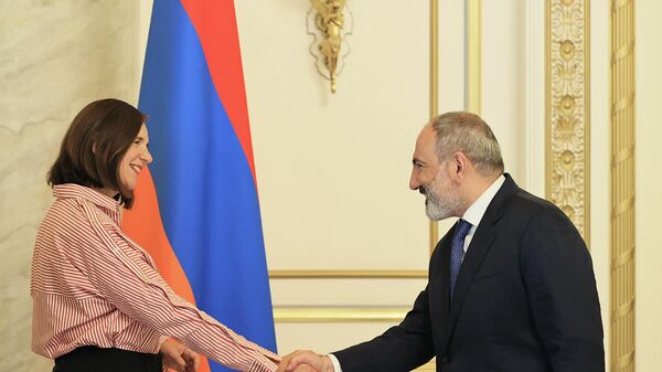 ՀՀ վարչապետ Նիկոլ Փաշինյանն ընդունել է Գերմանիայի Դաշնային Հանրապետության Բունդեսթագի փոխնախագահ Կատրին Գյորինգ-Էքարդին և նրա գլխավորած պատվիրակությանը, - Sputnik Արմենիա