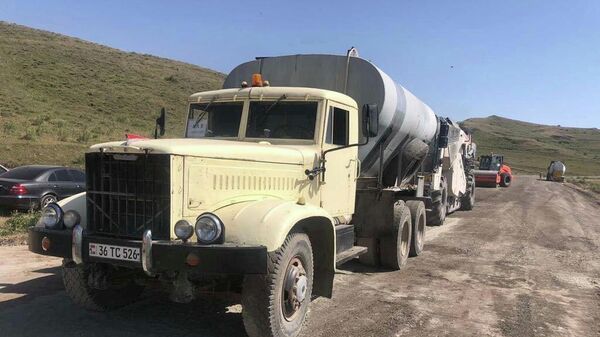 Капитальные ремонтные работы межгосударственной автомагистрали М-10 Севан - Мартуни - Гетап - Sputnik Армения