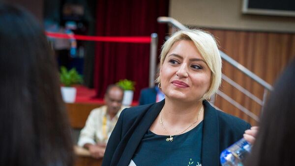 Гроссмейстер Элина Даниелян на Всемирной шахматной олимпиаде - Sputnik Армения