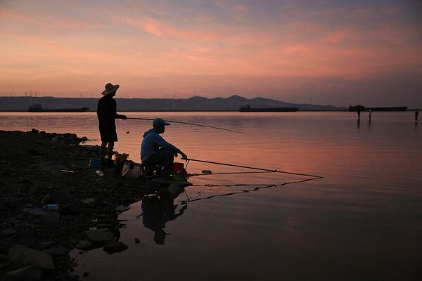Ձկնորսները Չինաստանի քաղցրահամ Պոյան լճի մոտ - Sputnik Արմենիա