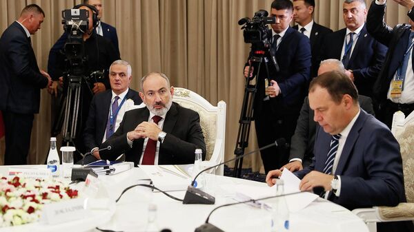 Премьер-министр Никол Пашинян принял участие в заседании Евразийского межправительственного совета в узком составе (25 августа 2022). Чолпон-Ата - Sputnik Армения