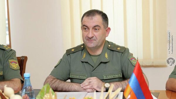 Первый замминистра обороны Генерального штаба ВС генерал-майор Эдуард Асрян  - Sputnik Армения