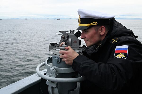 «Մարշալ Շապոշնիկով» ռազմանավավի ռուս նավաստիները «Արևելք-2022» զորավարժություններին  - Sputnik Արմենիա
