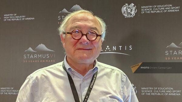 Экс-глава Европейского космического агентства Жан-Жак Дорден на фестивале Starmus (6 сентября 2022). Еревaн - Sputnik Армения