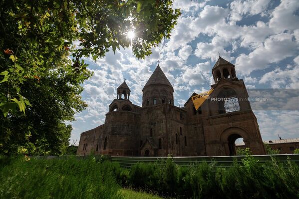 Капитальный ремонт Эчмиадзинского кафедрального собора - Sputnik Армения