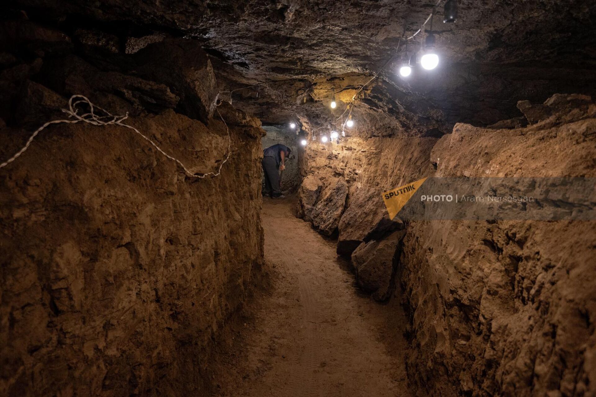 Туннель в пещере “Мендз Эр” в Лорийской области - Sputnik Արմենիա, 1920, 10.09.2022