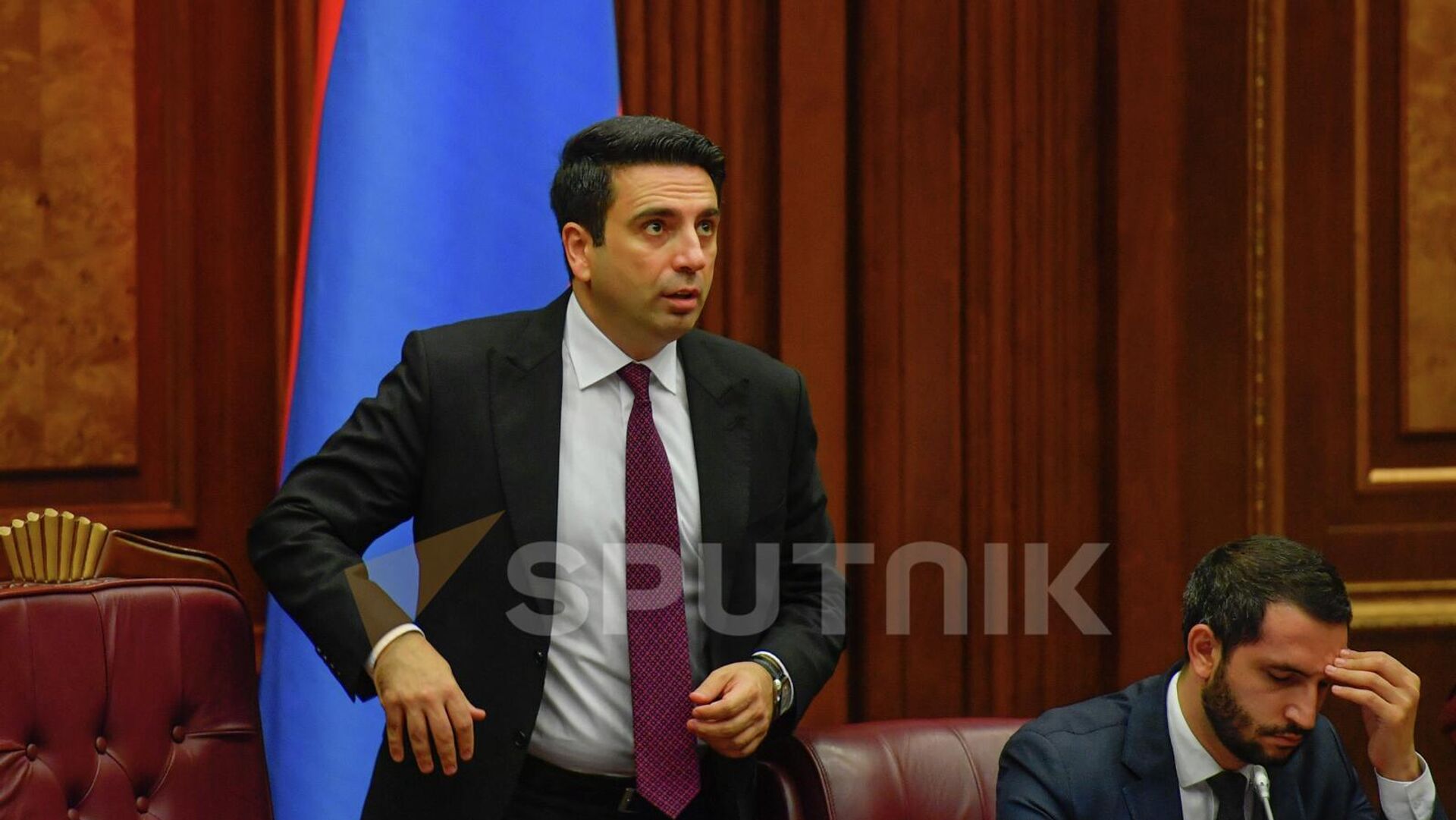Ален Симонян на очередном заседании Национального собрания (13 сентября 2022). Еревaн - Sputnik Армения, 1920, 14.09.2022