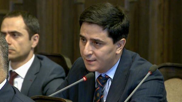Եղիշե Կիրակոսյանը կառավարության նիստին - Sputnik Արմենիա