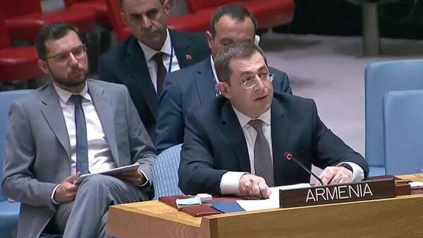 Постоянный представитель Армении при ООН Мгер Маркарян - Sputnik Армения
