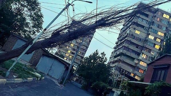 Երևանում դիտված փոշու փոթորիկը - Sputnik Արմենիա