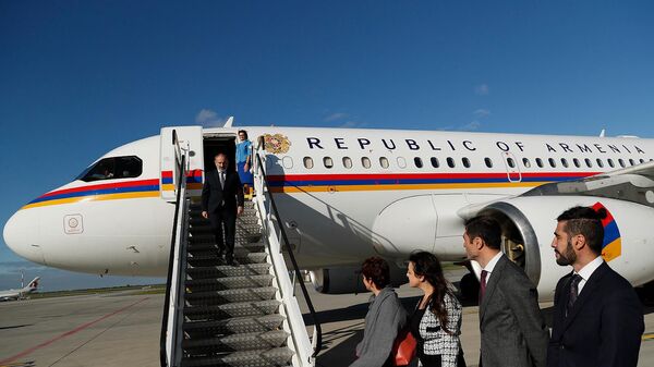 Премьер-министр Никол Пашинян прибыл с рабочим визитом в Чехию (6 октября 2022). Прага - Sputnik Армения