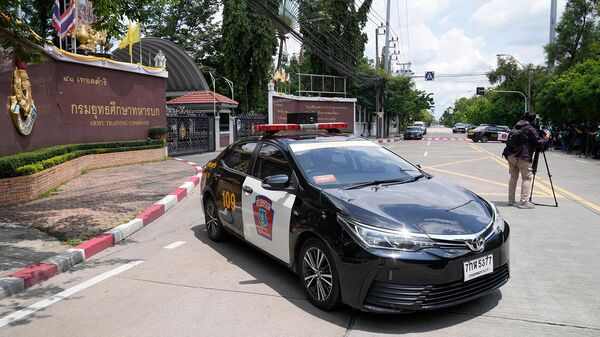 Полицейская машина в Бангкоке, Таиланд - Sputnik Армения