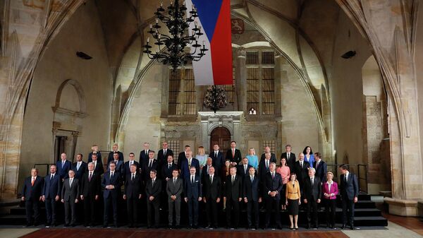 Премьер-министр Никол Пашинян принял участие в саммите Европейского политического сообщества (6 октября 2022). Прага - Sputnik Армения