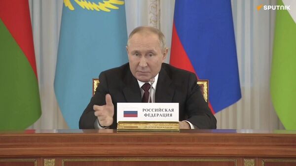 Путин на неформальном саммите стран СНГ в Петербурге - Sputnik Армения