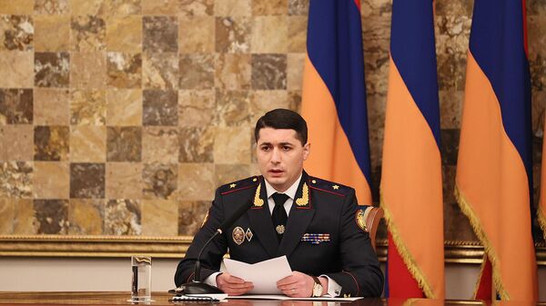 Премьер-министр Никол Пашинян присутствовал на торжественном заседании, посвященном Дню служащего Следственного комитета (8 октября 2022). Еревaн - Sputnik Армения