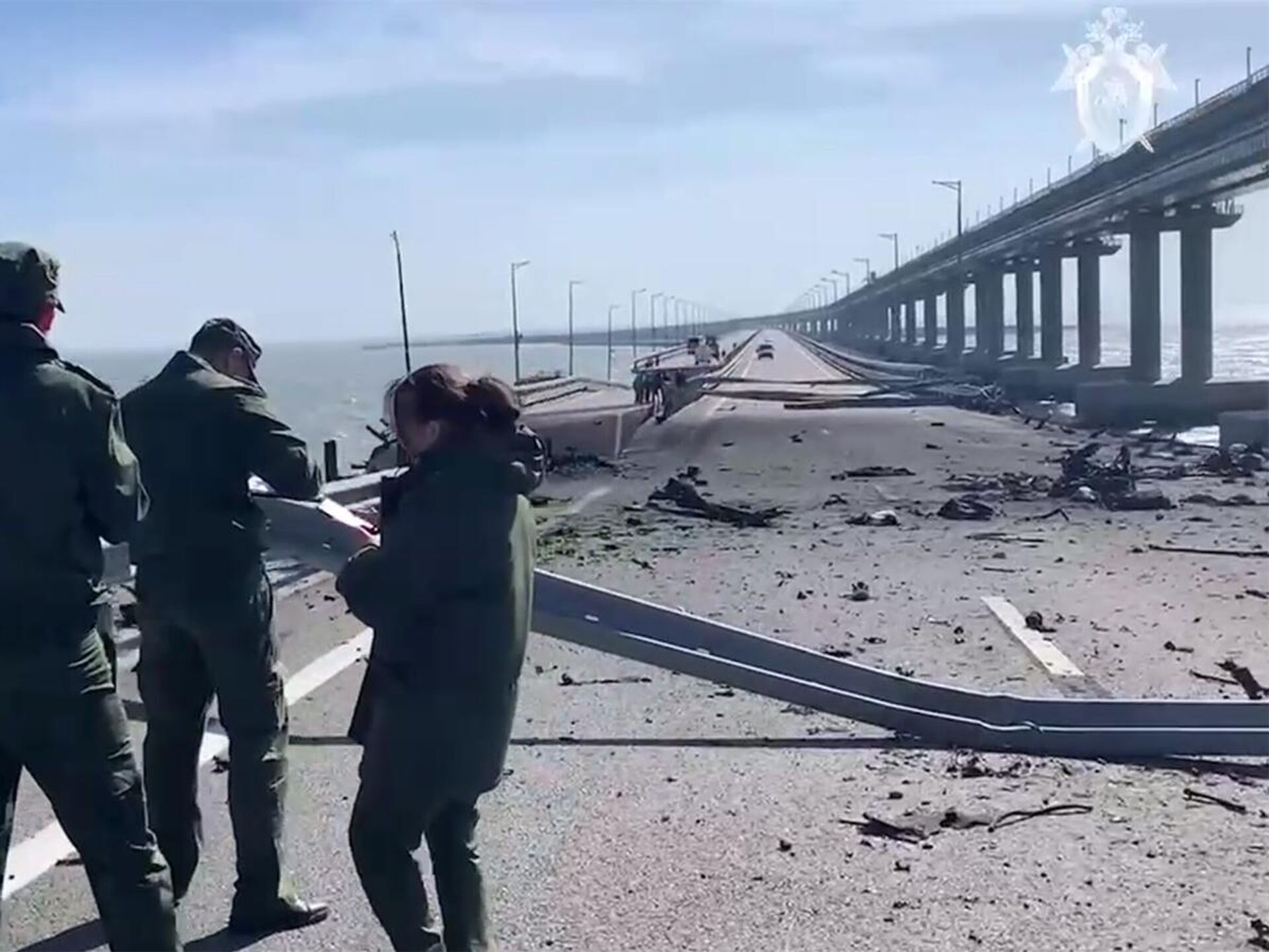 Взрыв на крымском мосту