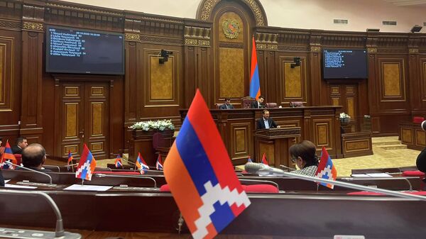 Депутаты в зале НС (25 октября 2022). Еревaн - Sputnik Армения