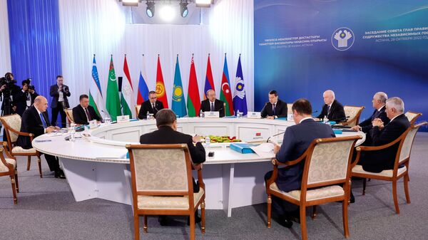 Заседание Совета глав правительств СНГ в узком составе (28 октября 2022). Астана - Sputnik Армения