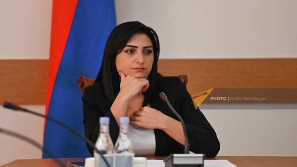 Обсуждение по вопросу жилищного обеспечения переселенцев из Кашатагского района в Национальном собрании (9 ноября 2022). Еревaн - Sputnik Армения
