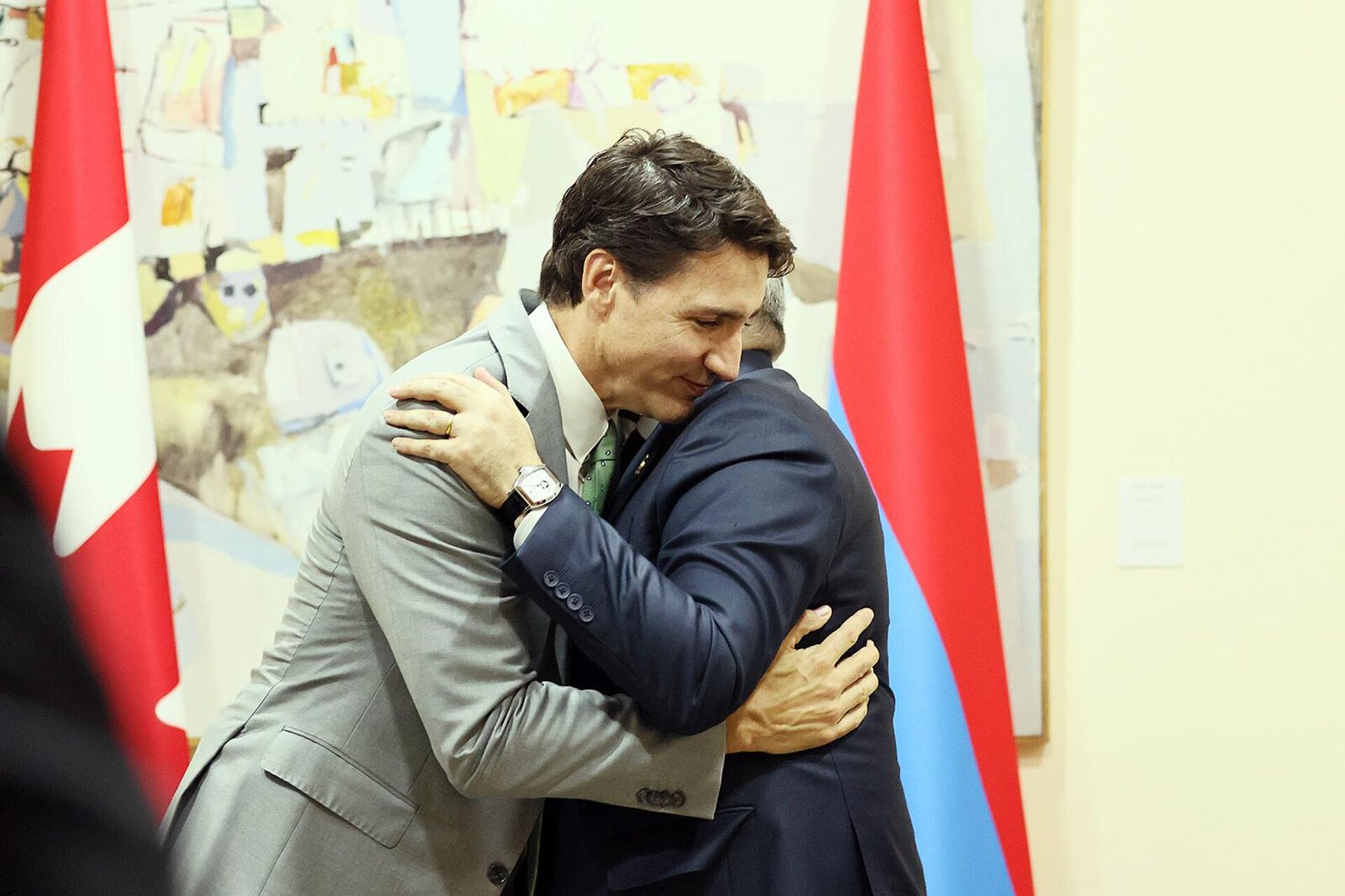 Премьер-министр Никол Пашинян встретился с премьером Канады Джастином Трюдо на 18-м саммите Международной организации Франкофонии (19 ноября 2022). Джерба - Sputnik Արմենիա, 1920, 19.11.2022