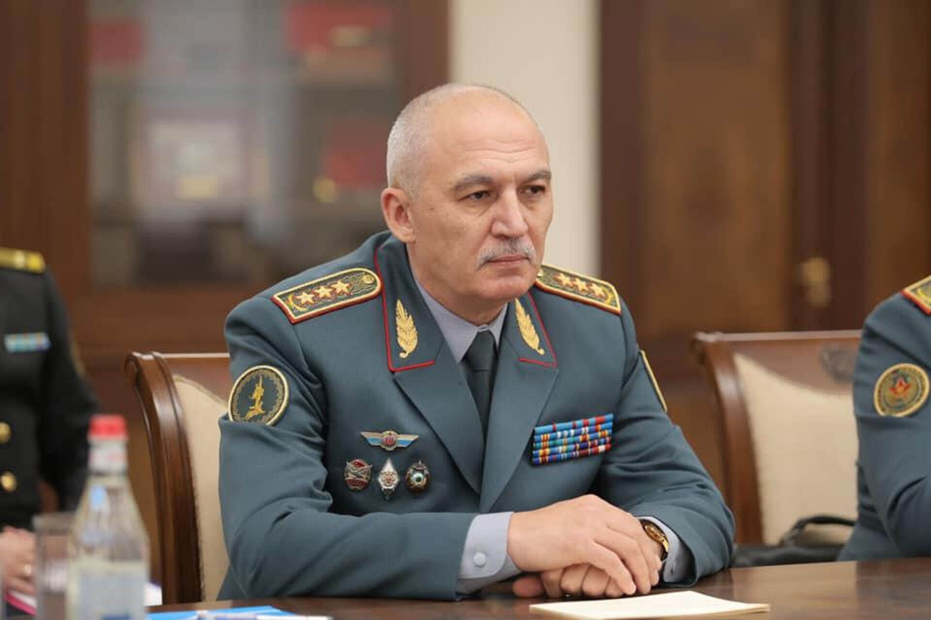 Министр обороны РА Сурен Папикян принял делегацию, возглавляемую министром обороны Казахстана, генерал-полковником Русланом Жаксылыковым (22 ноября 2022). Еревaн Министр обороны РА Сурен Папикян принял делегацию, возглавляемую министром обороны Казахстана, генерал-полковником Русланом Жаксылыковым (22 ноября 2022). Еревaн - Sputnik Արմենիա, 1920, 22.11.2022