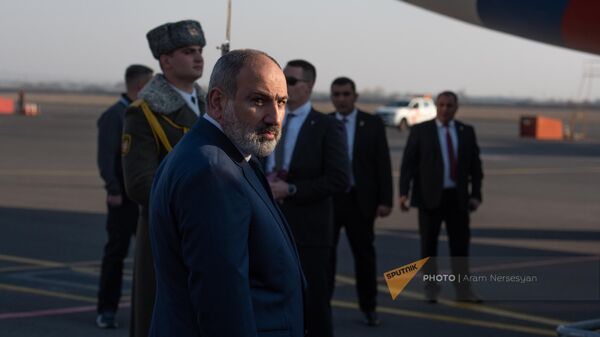 Премьер-министр Никол Пашинян встречает  президента России Владимира Путина (23 ноября 2022). Еревaн - Sputnik Армения