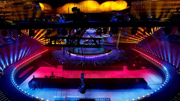 «Մանկական Եվրատեսիլի» բեմը մարզահամալիրում - Sputnik Արմենիա