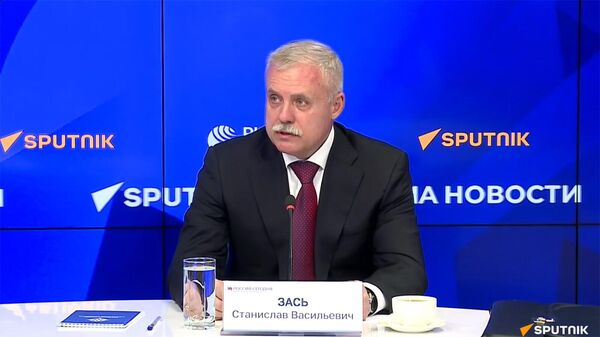 Станислав Зась на пресс-конференции по итогам деятельности ОДКБ в 2022 году (19 декабря 2022). Москвa - Sputnik Армения