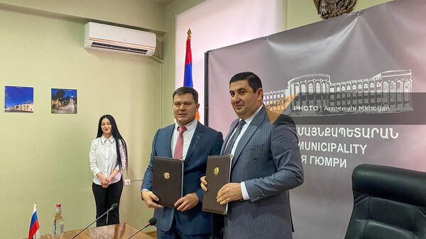 ՀՀ Գյումրի և ՌԴ Վոլոգդա քաղաքների միջև այսօր ստորագրվեց քույր քաղաքների համաձայնագիր - Sputnik Արմենիա