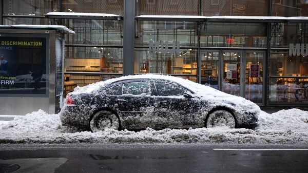Снегопад в Нью-Йорке - Sputnik Армения