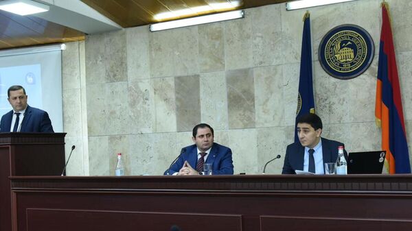 Итоговое заседание Совета Попечителей Ереванского государственного университета (28 декабря 2022). Еревaн - Sputnik Армения