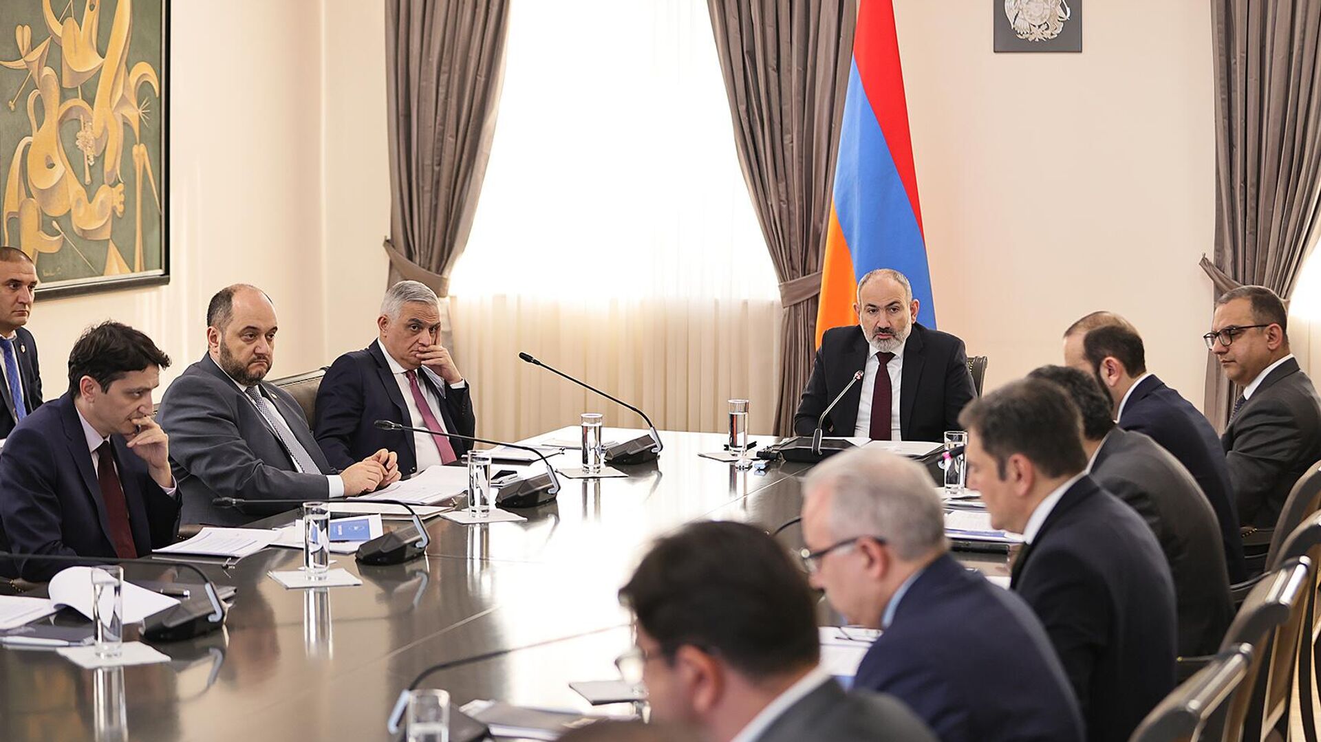Премьер-министр Никол Пашинян посетил Министерство иностранных дел для обсуждения отчета о проделанной работе (29 декабря 2022). Еревaн - Sputnik Армения, 1920, 29.12.2022