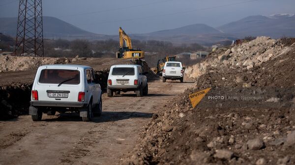 Строительство дороги Хот - Воротан Сюникской области - Sputnik Армения