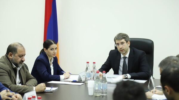 Министр юстиции Григор Минасян принял представителей более 20 ведущих ИТ-компаний (3 января 2023). Ереван - Sputnik Армения