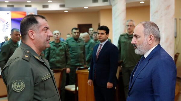Премьер-министр Никол Пашинян посетил министерство обороны (17 января 2023). Еревaн - Sputnik Армения