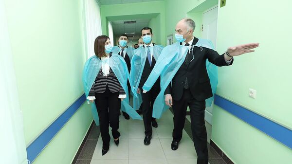 Министр здравоохранения Анаит Аванесян посетила Гегаркуникскую область (18 января 2023). Гавар - Sputnik Армения